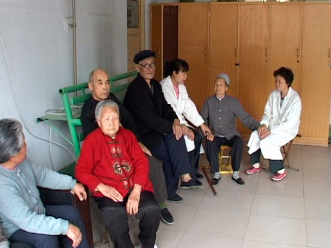 院子里的樱花开了