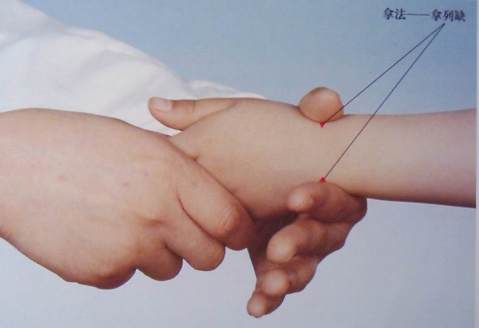 掐手指穴位除秋燥