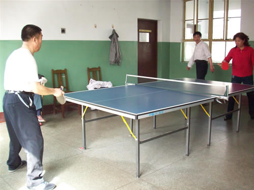 淄博老年康复中心的乒乓球室,老年医院,老年大学