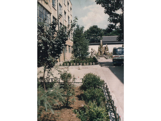 招待所前的花园