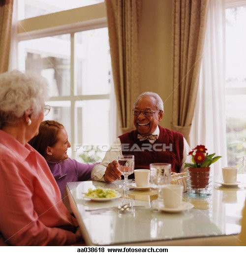 外国养老院的老年人，海鸥老人