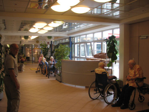 外国养老院，海虹老人