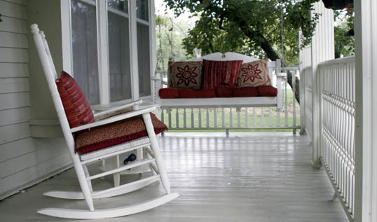 美国的养老院 美国特色的阳台