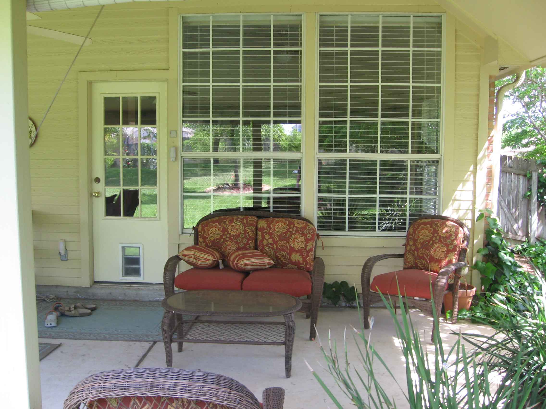 美国特色的前廊